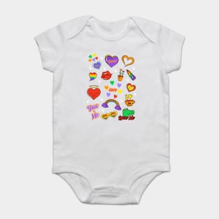 Gay Pride LGBTQ+ Icons Collection Fun Gift Baby Bodysuit